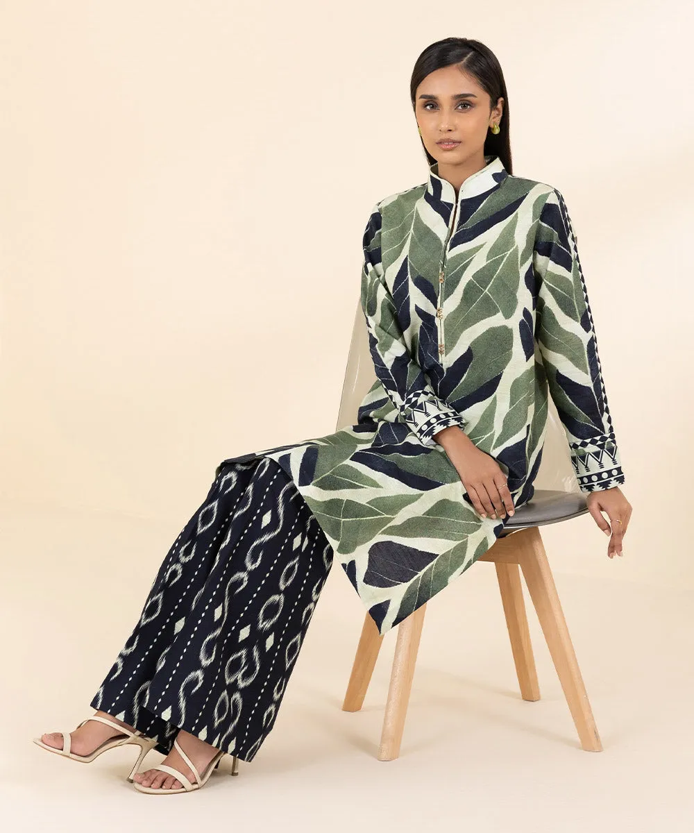 2 Piece - Printed Light Khaddar Suit