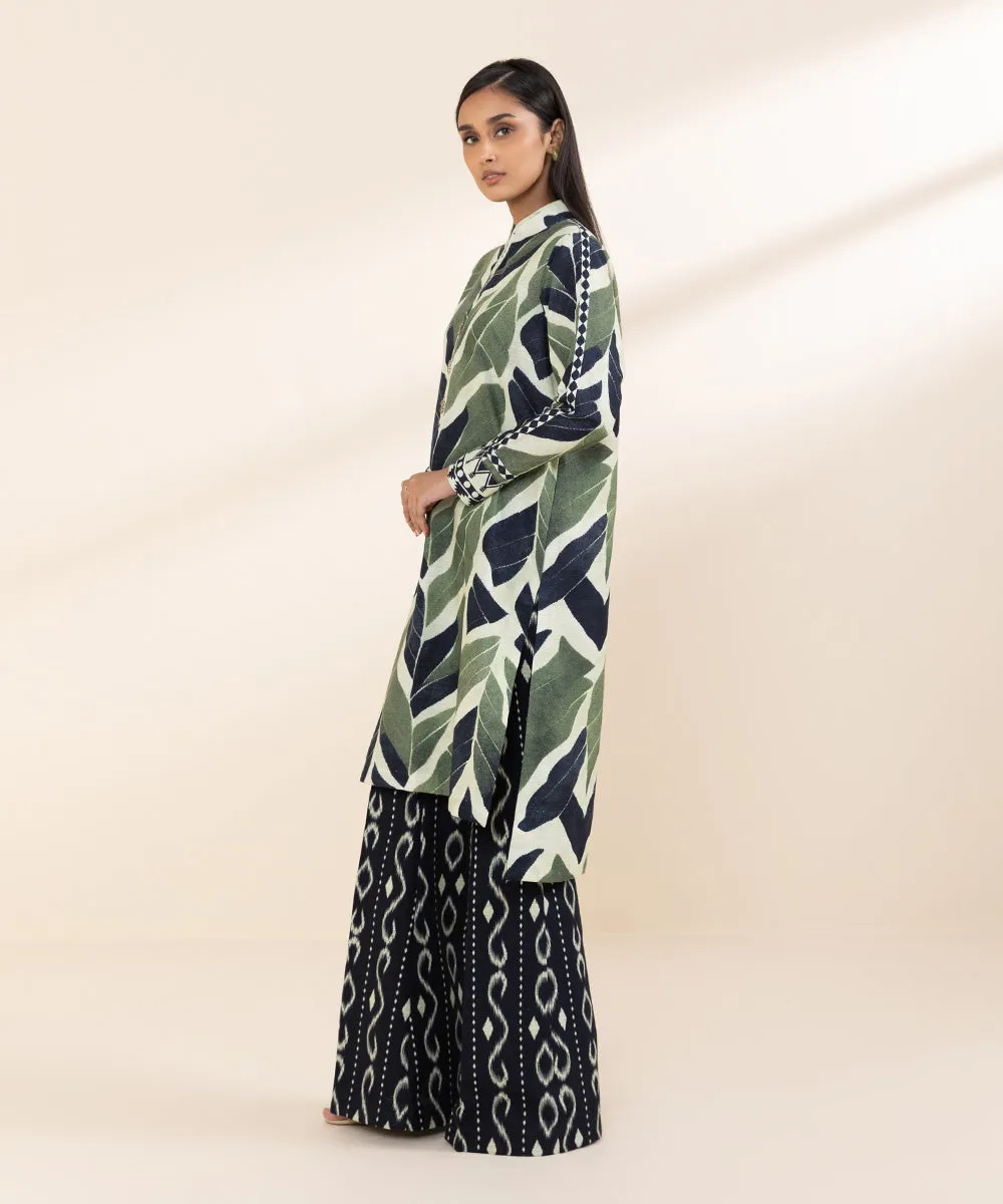 2 Piece - Printed Light Khaddar Suit