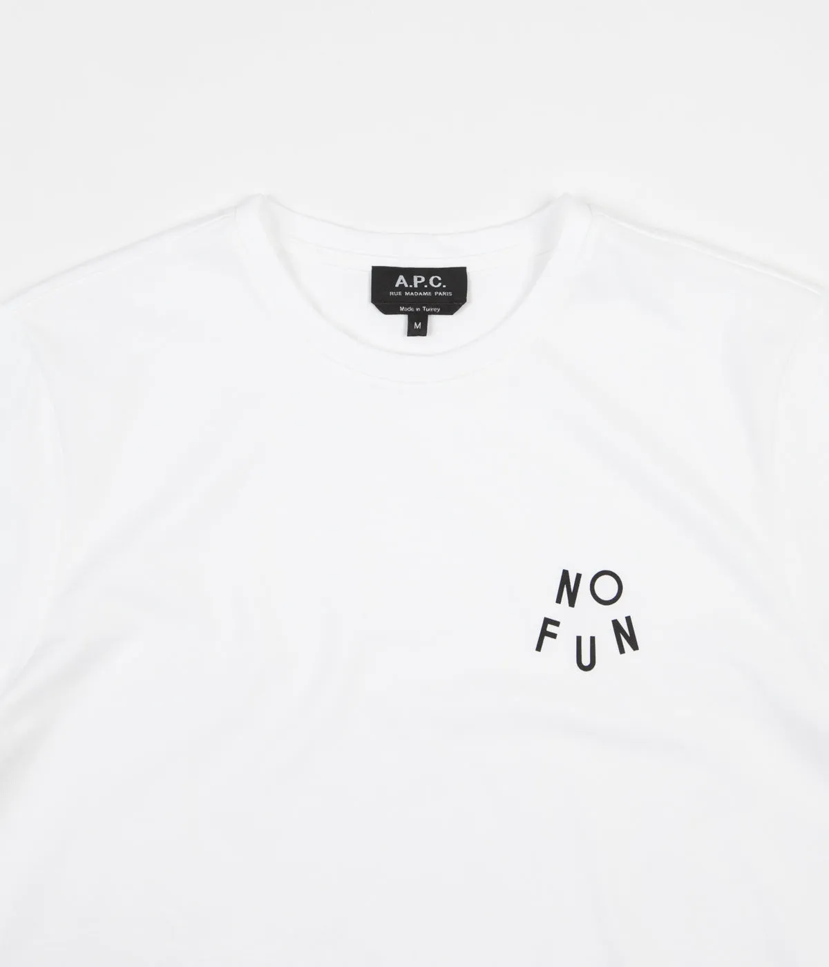 A.P.C. No Fun T-Shirt - White