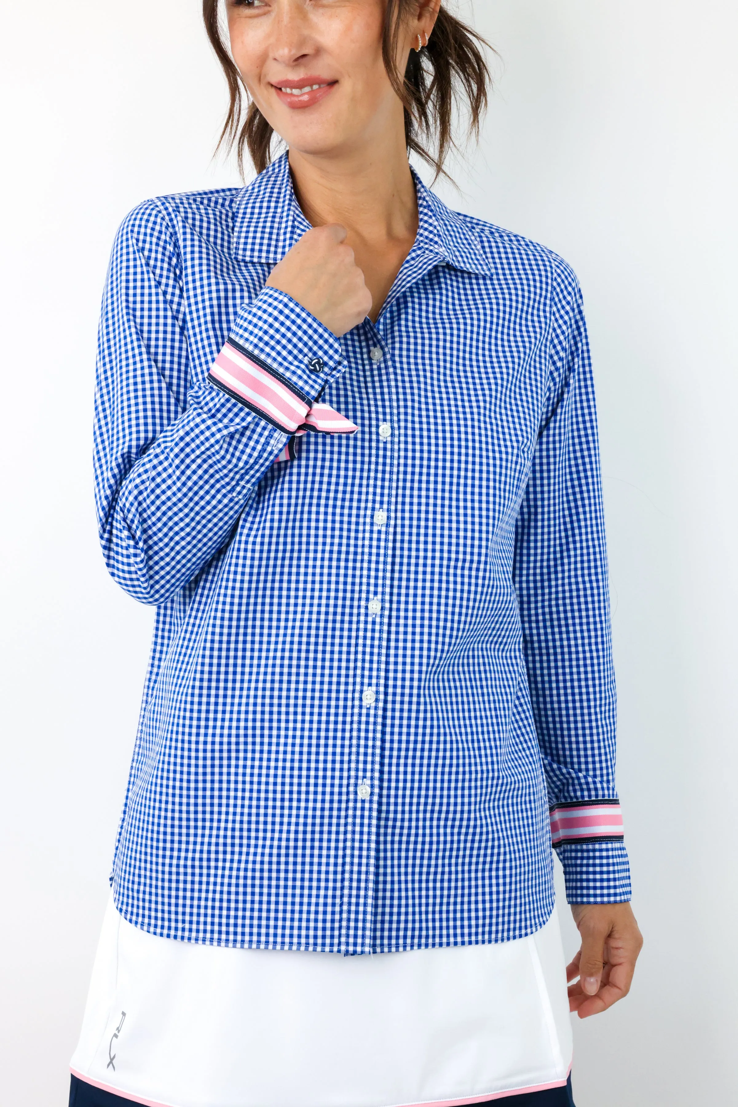 Audrey Ribbon French Cuff Shirt