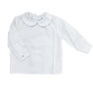 Bailey LS Piped Shirt - White