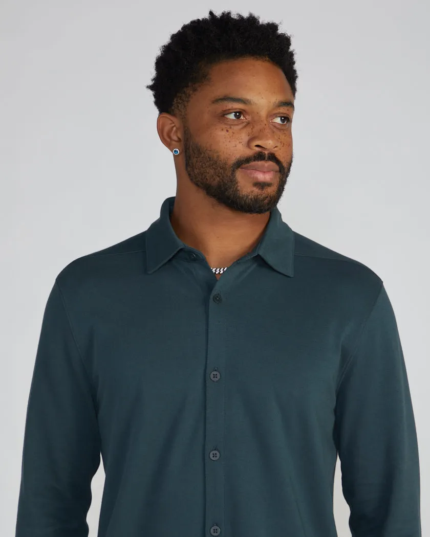 Bayside Oxford Long Sleeve Button Down