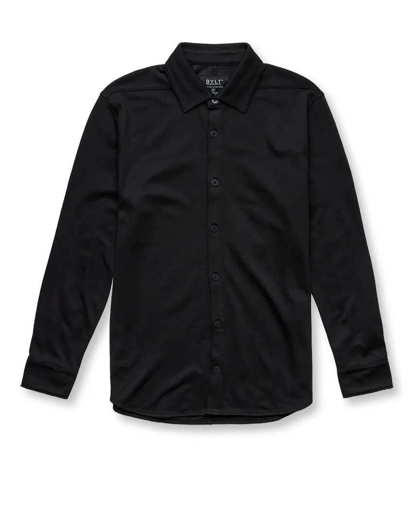 Bayside Oxford Long Sleeve Button Down