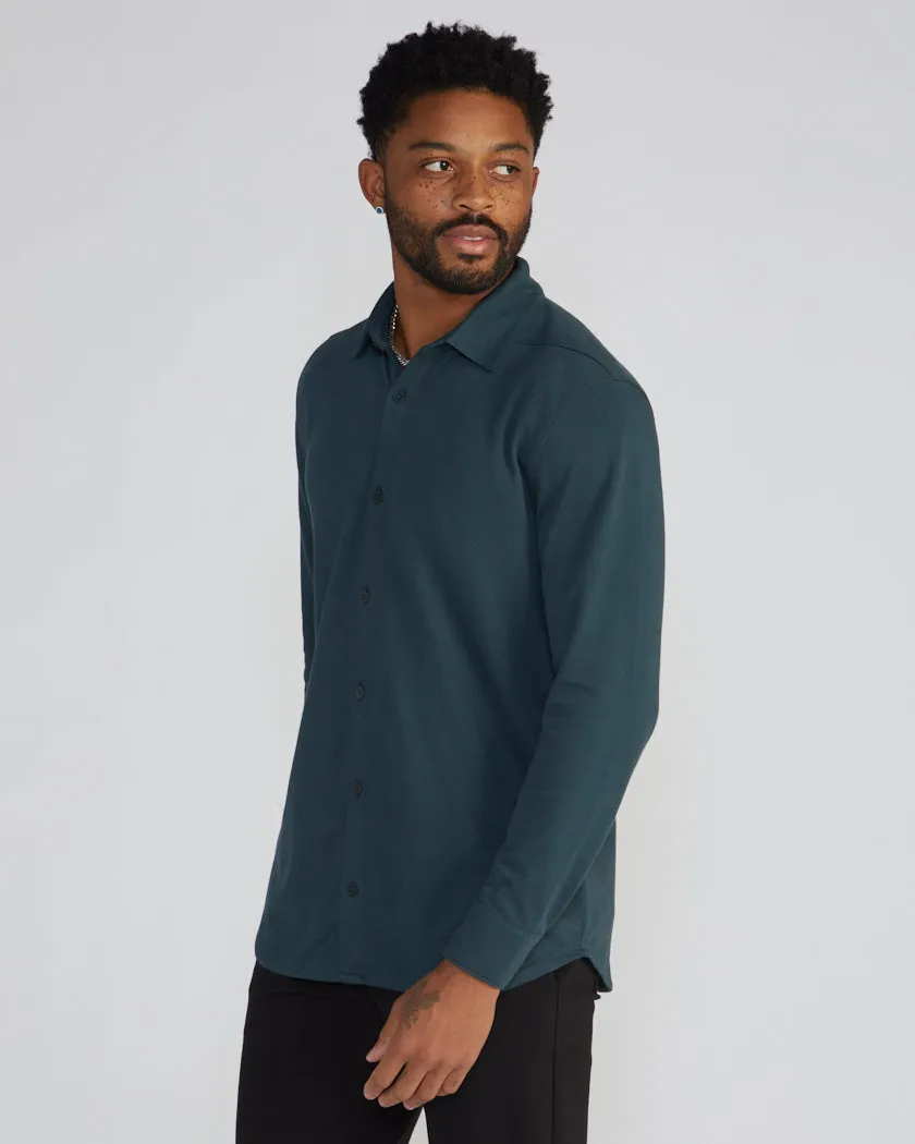 Bayside Oxford Long Sleeve Button Down