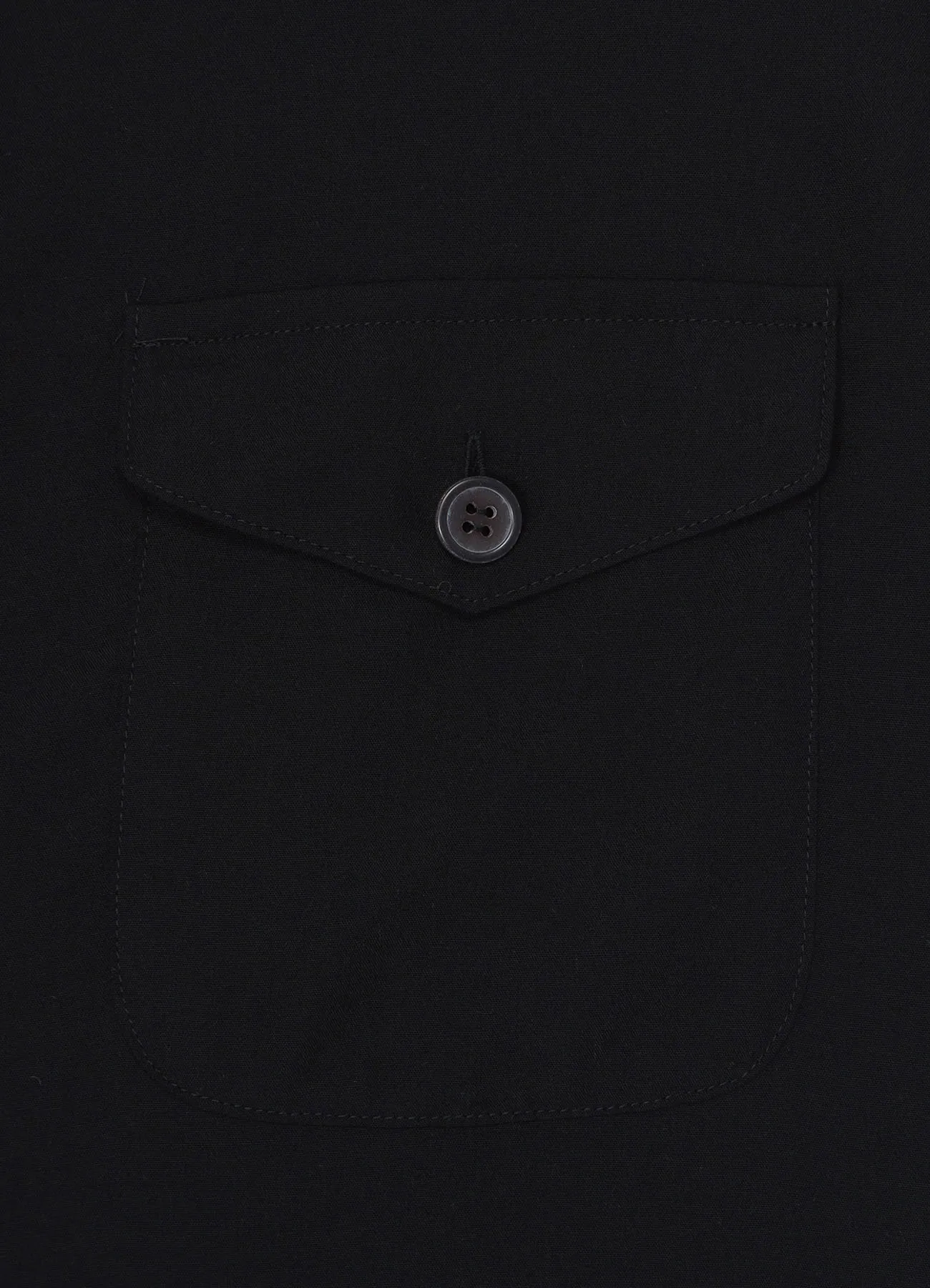 BLACK TENCEL POPLIN SAFARI SHIRT