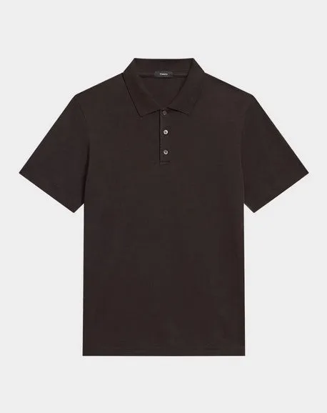 Bron Polo Shirt in Cosmos Slub Cotton