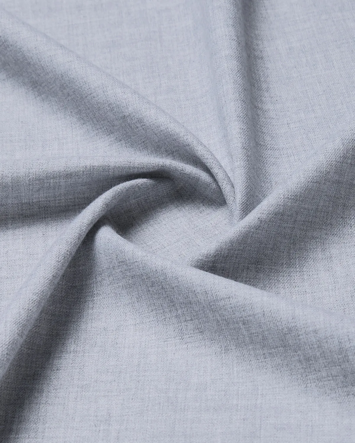 Brushed Twill Shirt - Light Grey