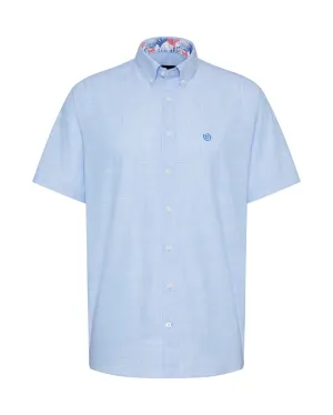 Bugatti Short Sleeve Casual Shirt - Blue