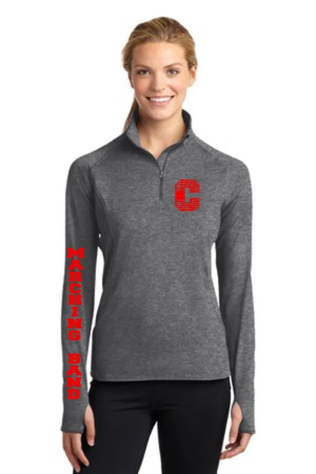 Chap Band Ladies Sport Wick 1/2 Zip Pullover