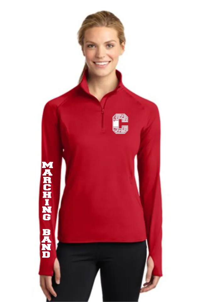 Chap Band Ladies Sport Wick 1/2 Zip Pullover