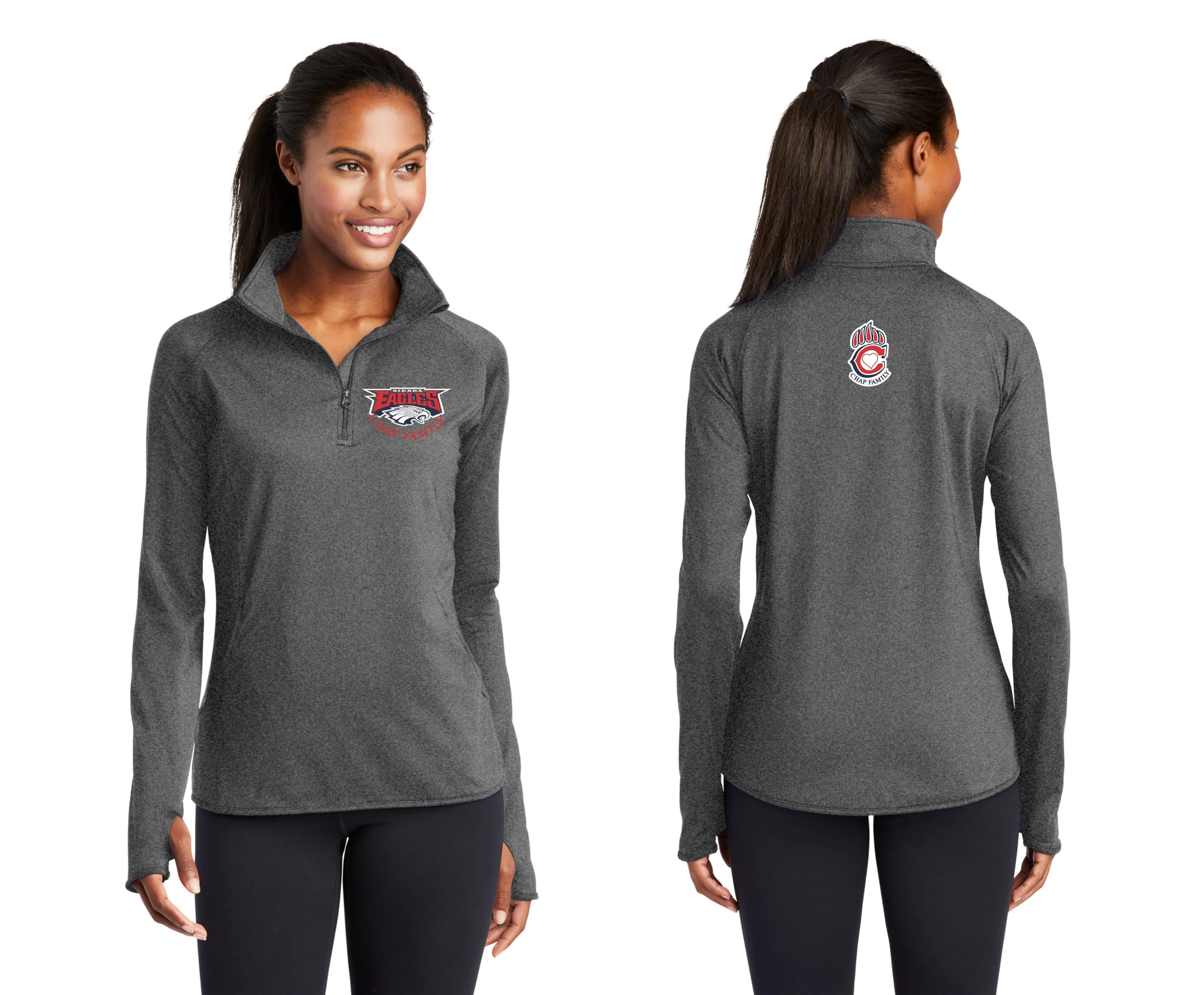 Chap Family Sierra Staff Sport Wick 1/2 Zip Pullover