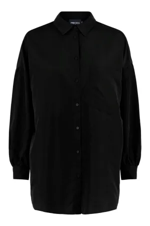 Chrilina Oversized Shirt - Black