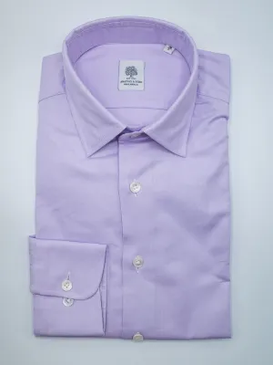 Cotton Oxford Dress Shirt - Purple