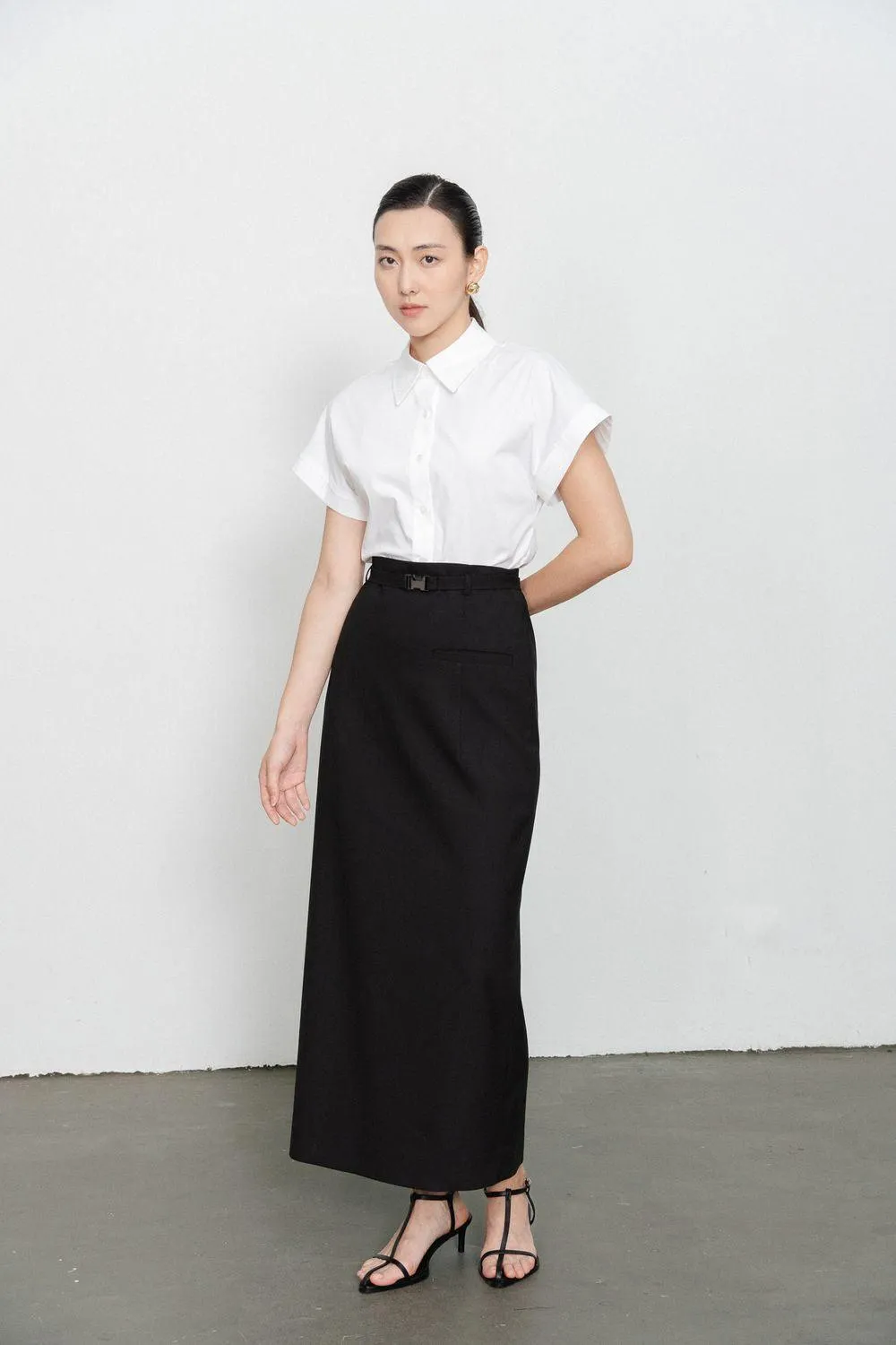 Dakota Straight Pointed Flat Collar Kate Shirt