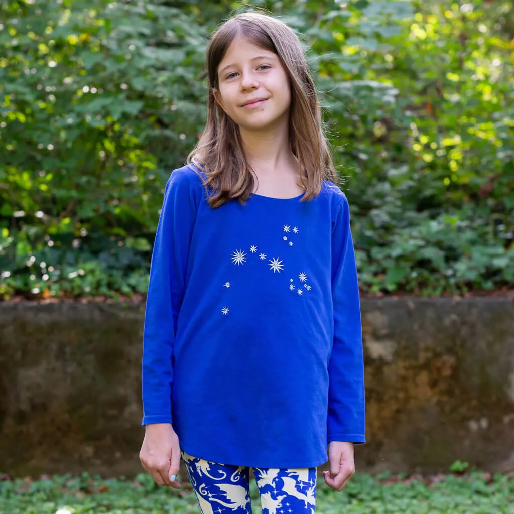 Draco Constellation Long Sleeve Tunic Shirt