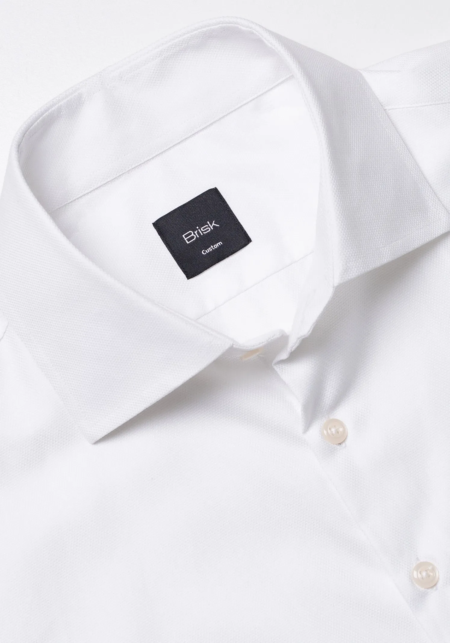 Egyptian White Royal Oxford Shirt - French Cuffs