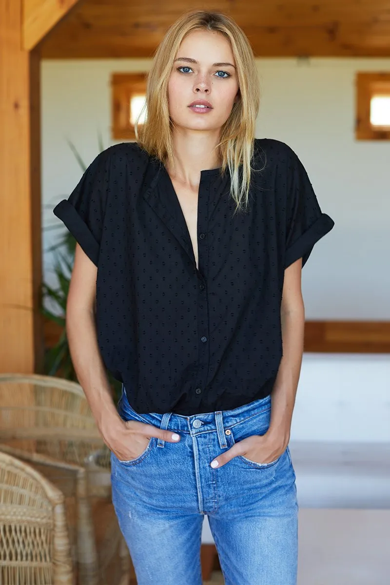 Emerson Fry India Button Down Shirt Black