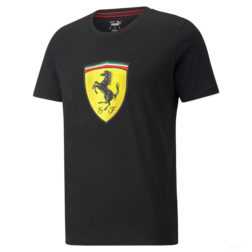 Ferrari T-shirt, Puma Race Big Shield, Black, 2021