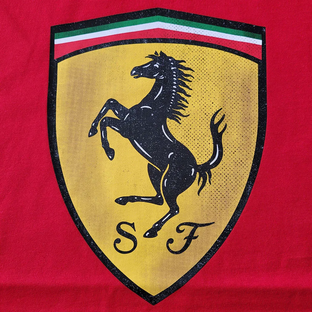 Ferrari T-shirt, Puma Race Big Shield, Black, 2021