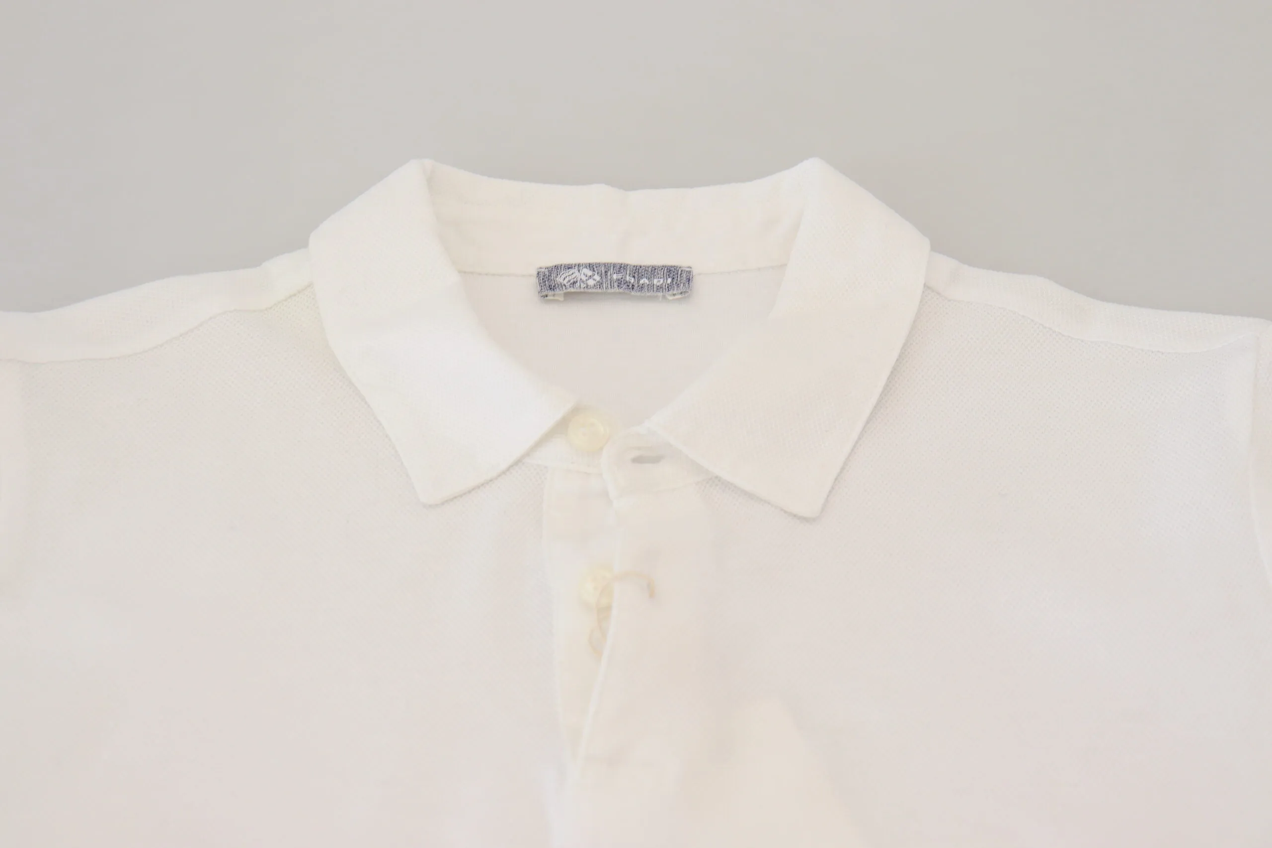 FRADI Elegant White Cotton Polo T-Shirt