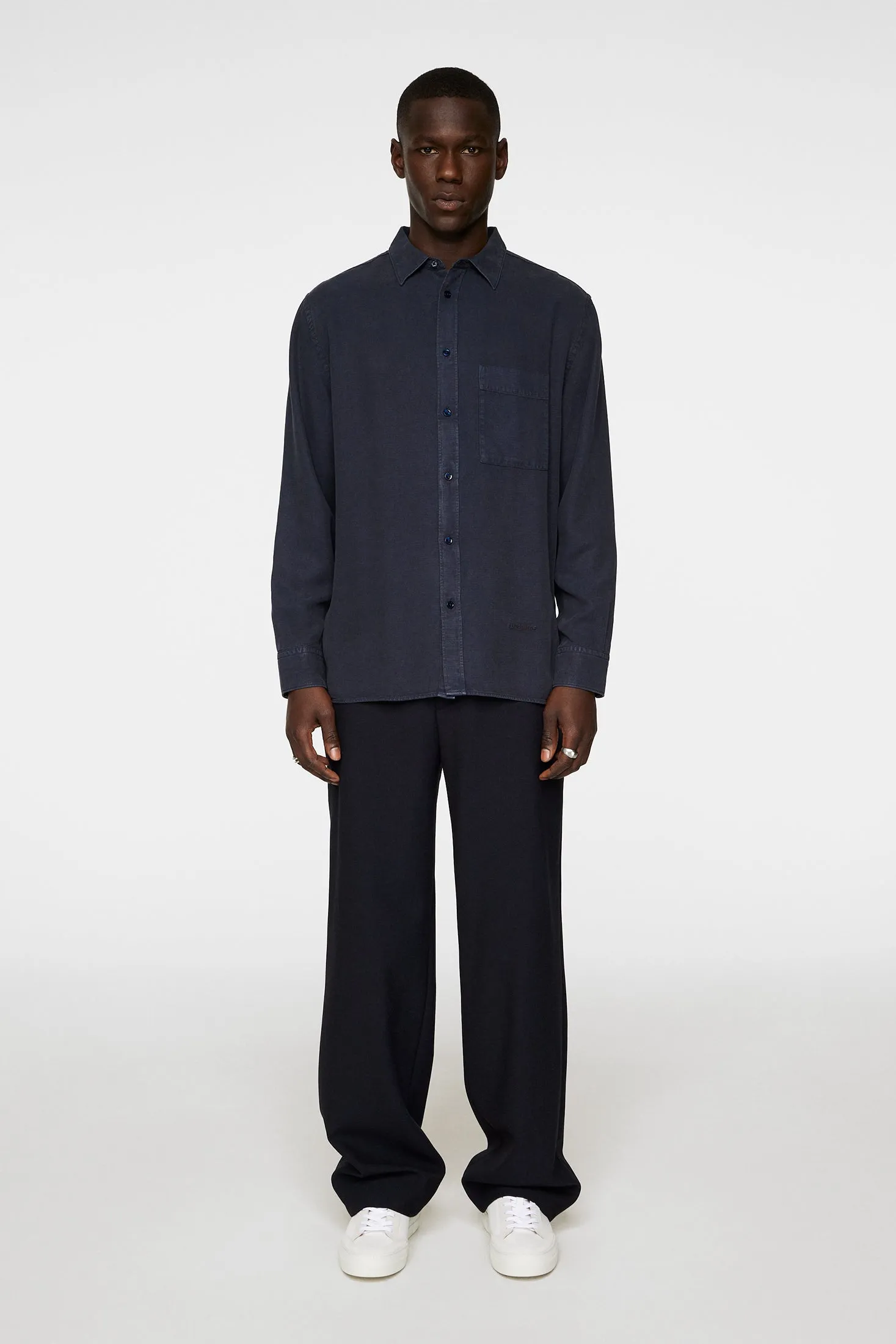 Garment-Dyed Tencel Shirt