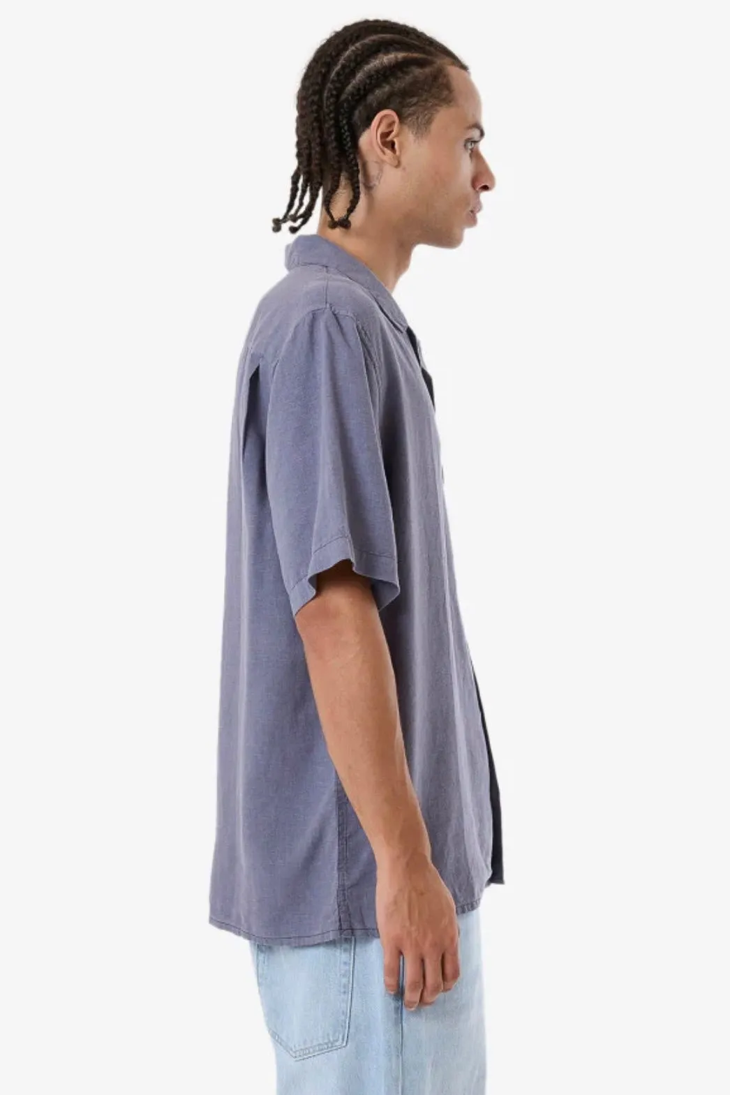 Hemp Minimal Bowling Shirt Folkstone