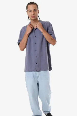 Hemp Minimal Bowling Shirt Folkstone