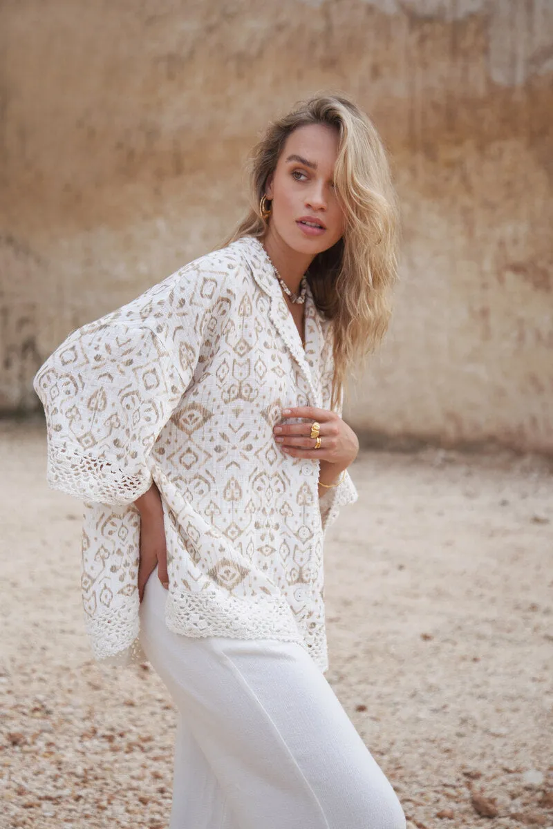 ISLAND DREAMER SHIRT - CREAM