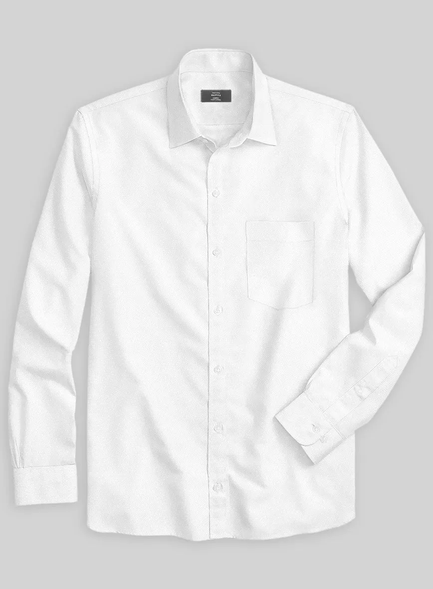 Italian Lombardo Specked White Shirt