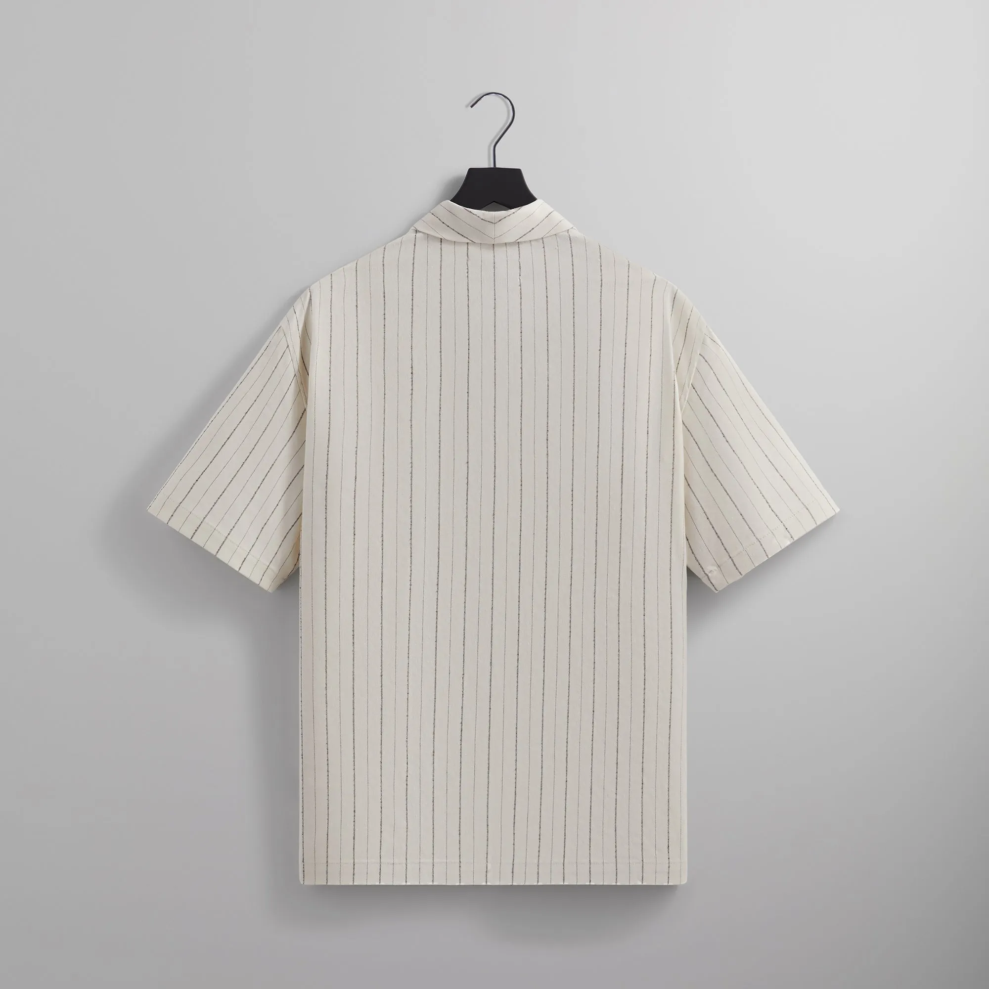 Kith Striped Twill Thompson Crossover Shirt - Sandrift