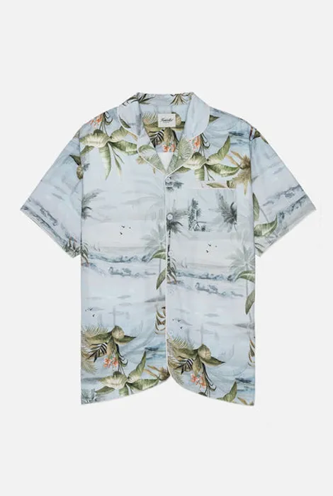 KUWALLA TEE RESORT SHIRT BLUE PARADISE