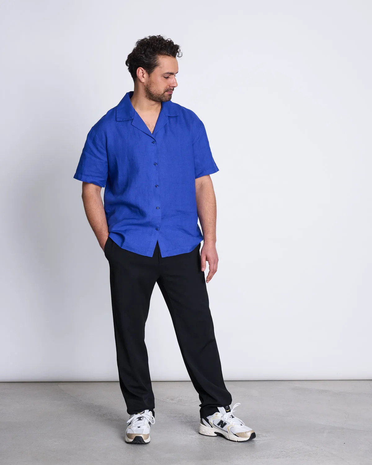 LINEN SHIRT GENT  BLUE  FOR MEN