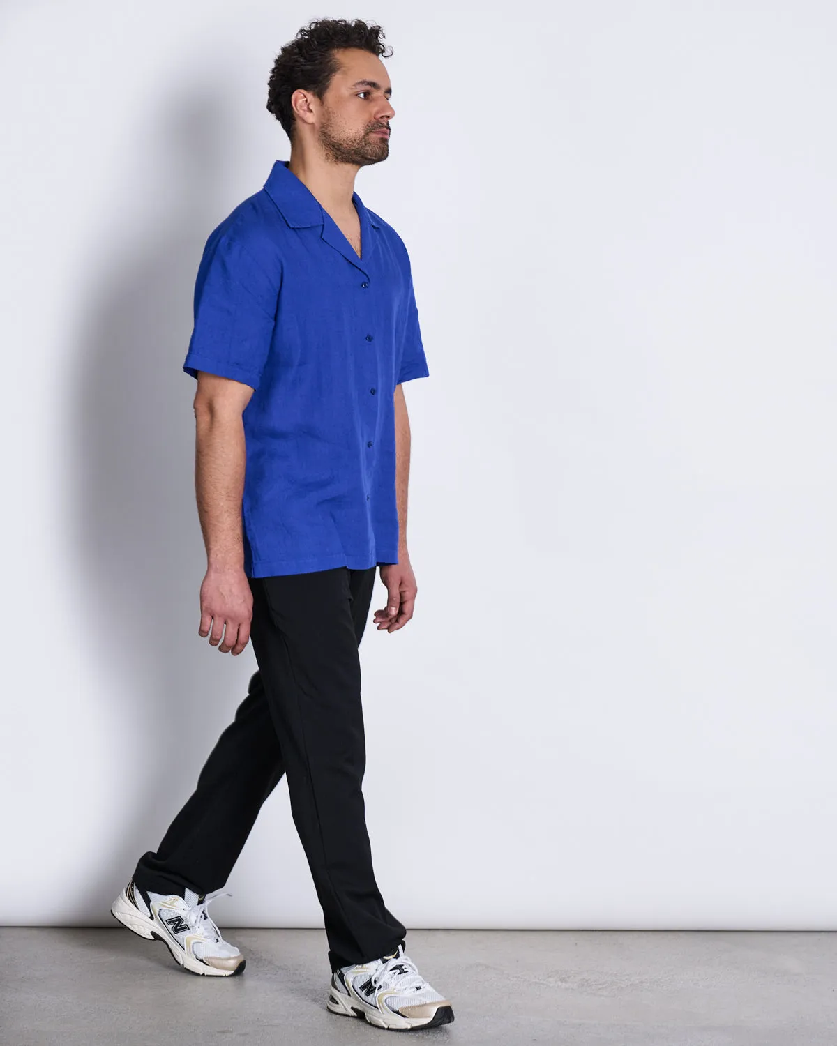 LINEN SHIRT GENT  BLUE  FOR MEN