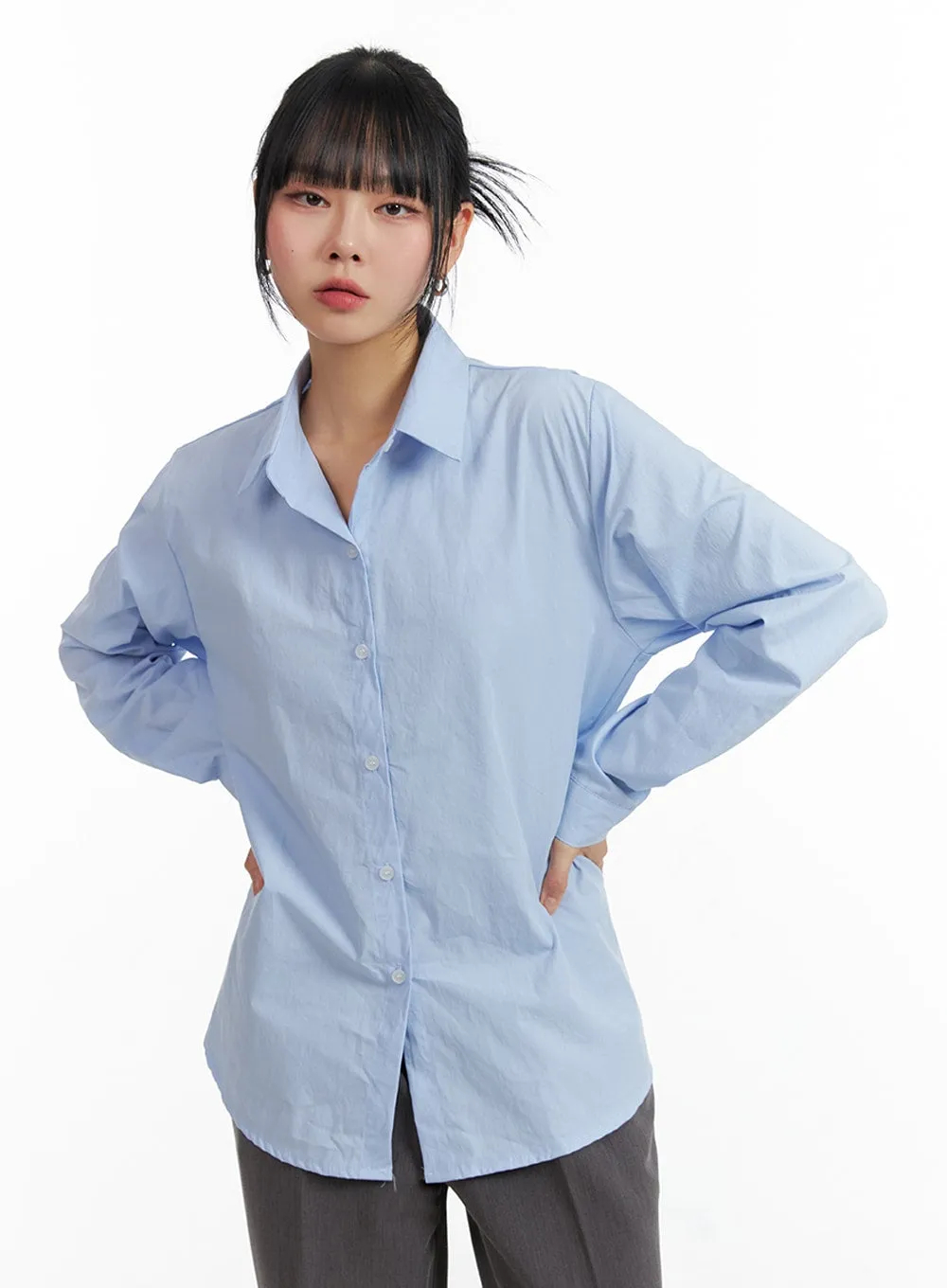 Long Sleeve Tailored Shirt IF402