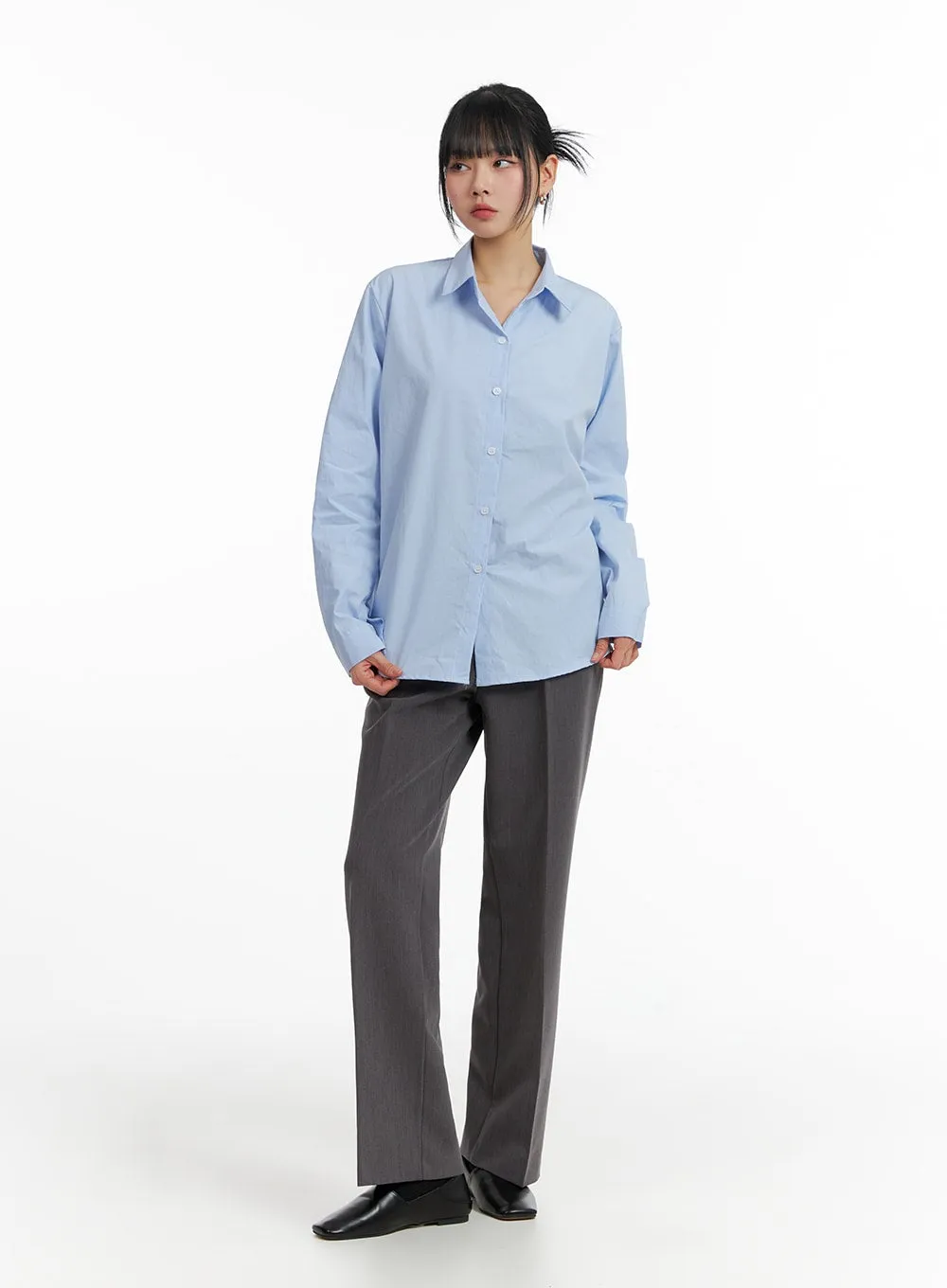 Long Sleeve Tailored Shirt IF402