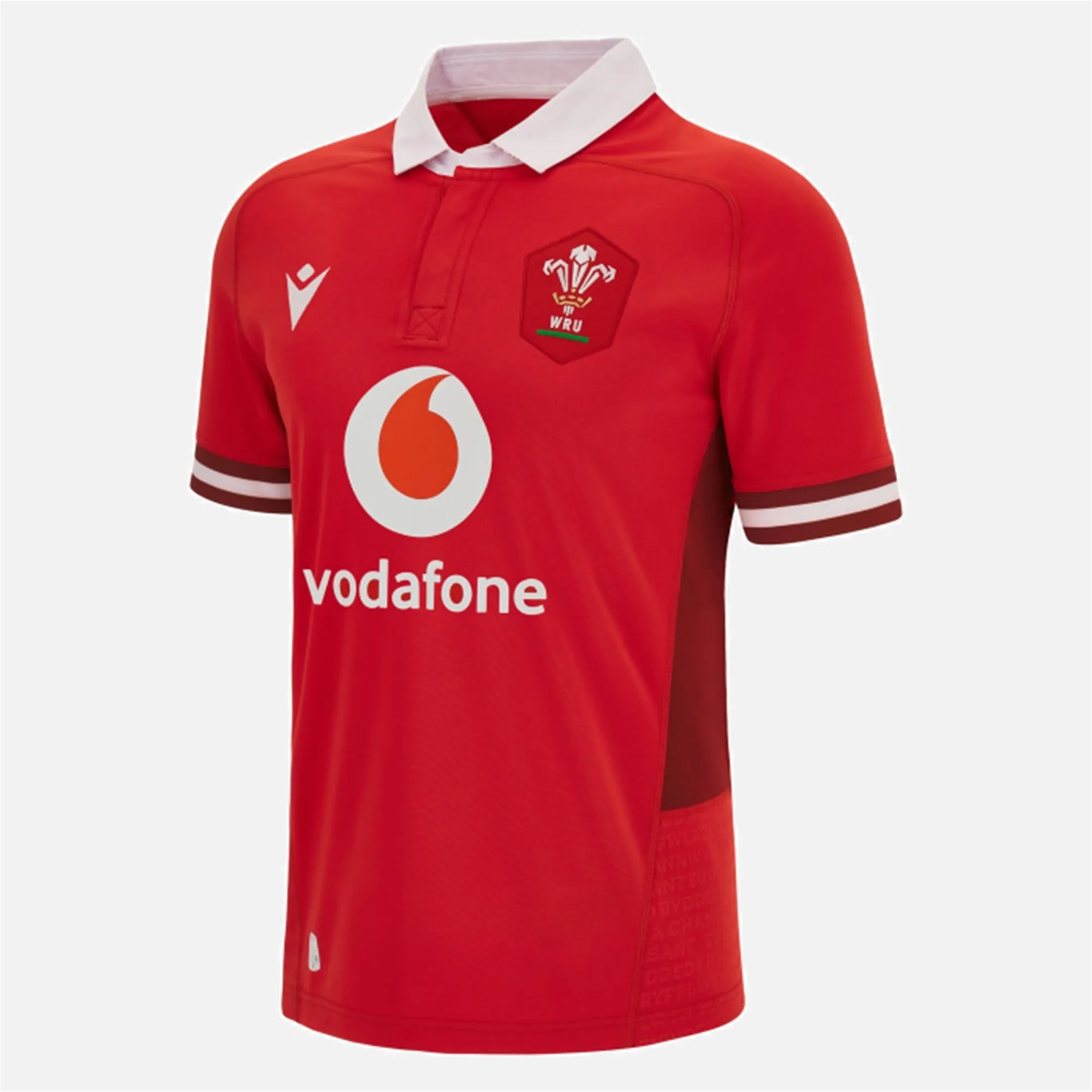 Macron Men's Wales Rugby Home Replica Shirt 23/24