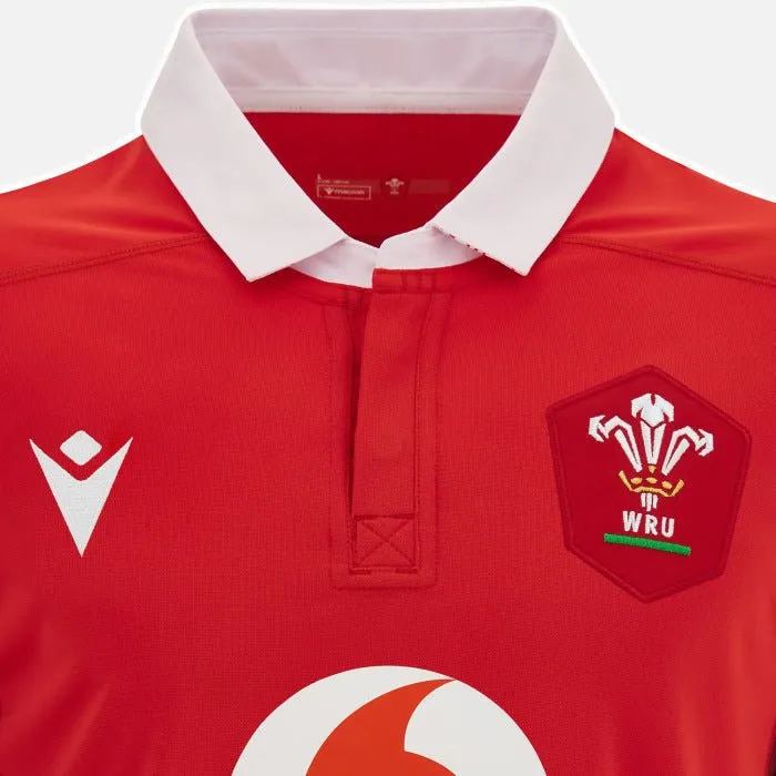 Macron Men's Wales Rugby Home Replica Shirt 23/24