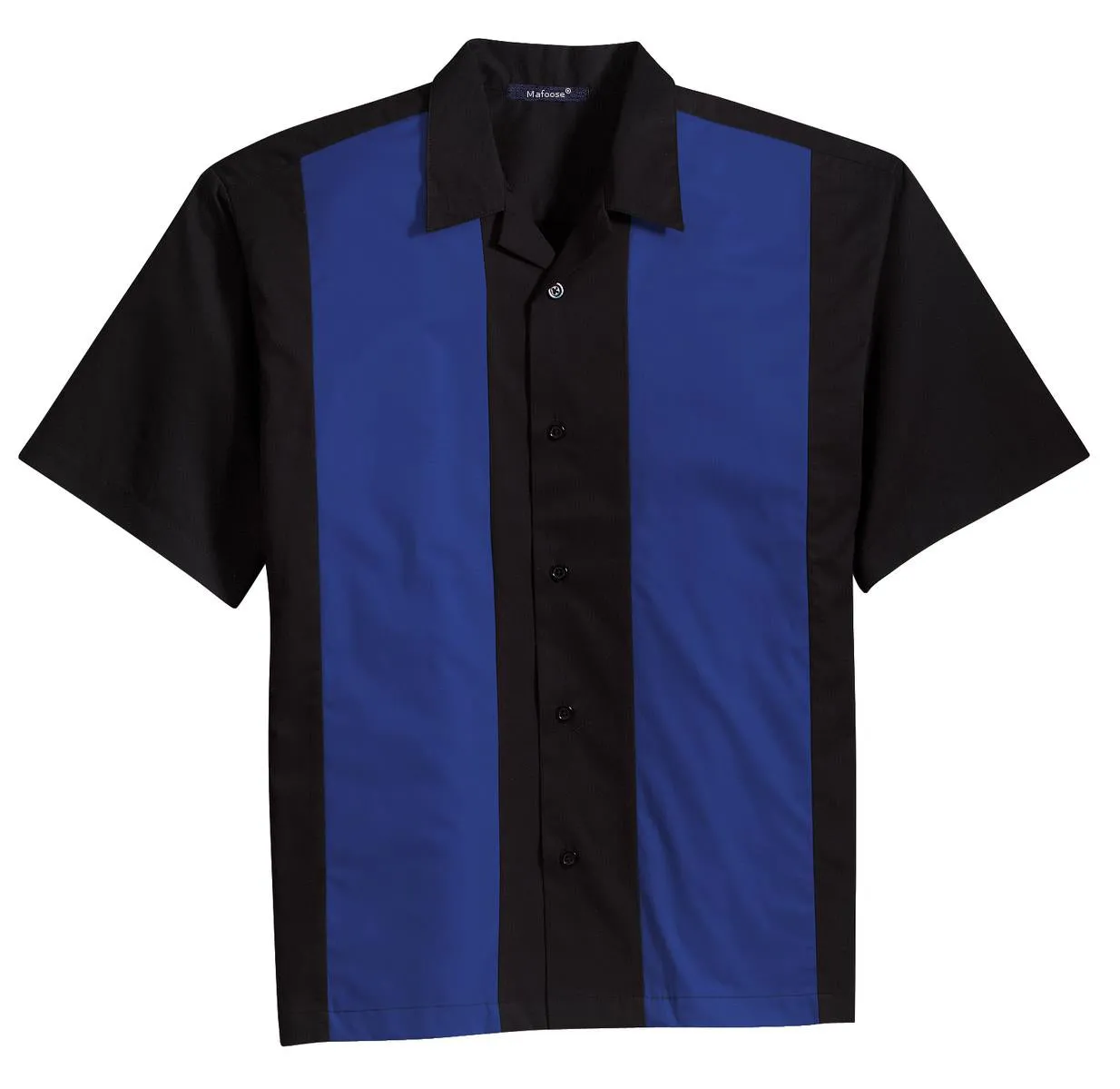 Mafoose Men's Retro Camp shirt Cuban Style Bowling Shirt