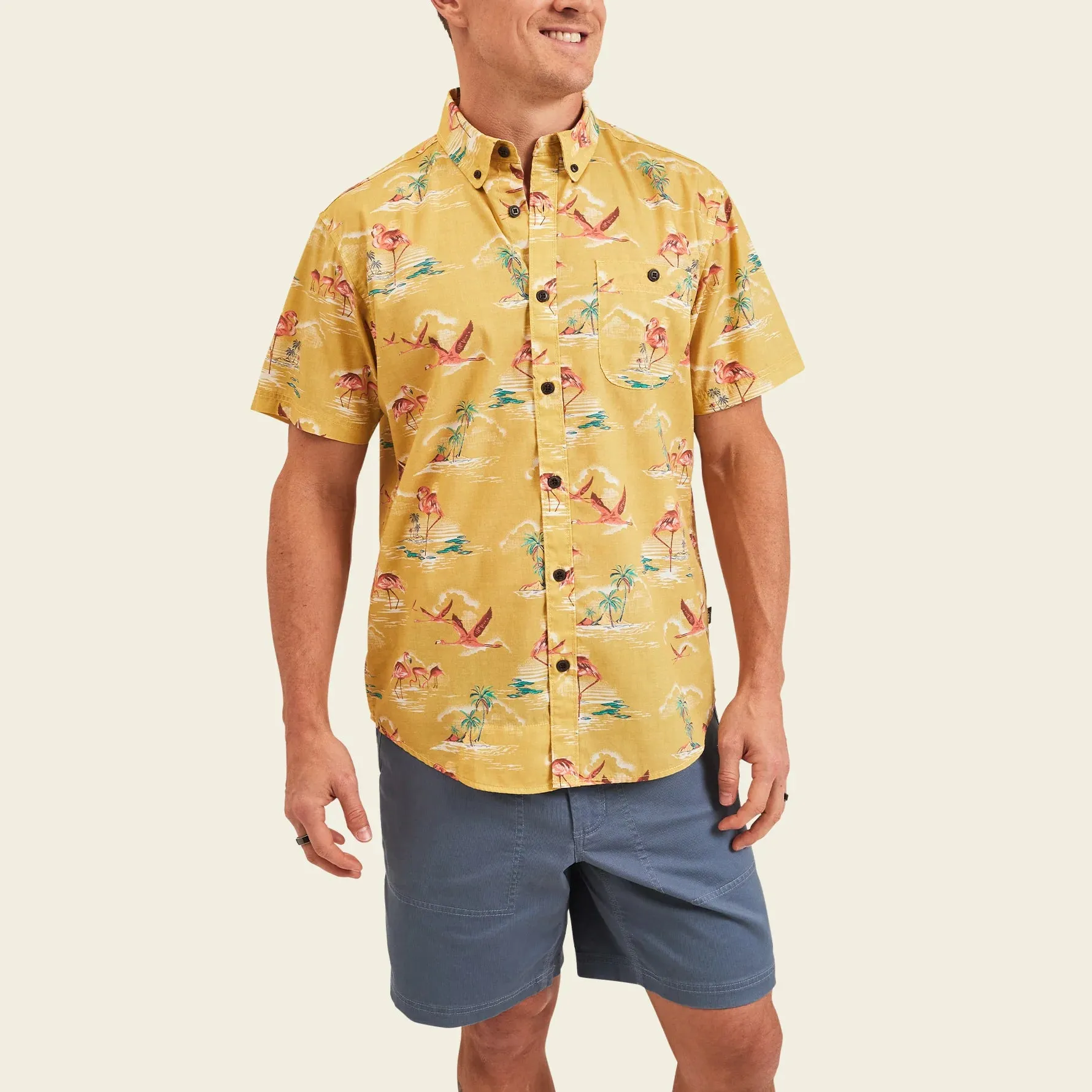 Mansfield Shirt | Flamingo Flamboyance | Howler Bros