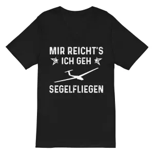 Mir Reicht's Ich Gen Segelfliegen - Herren V-Neck Shirt