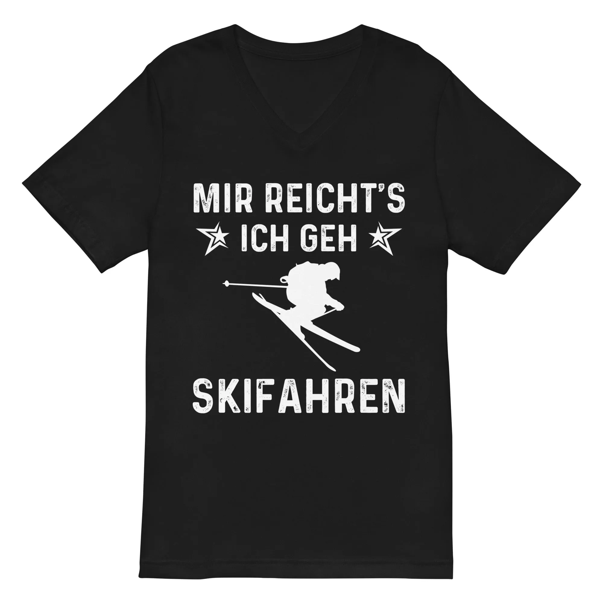 Mir Reicht's Ich Gen Skifahren - Herren V-Neck Shirt