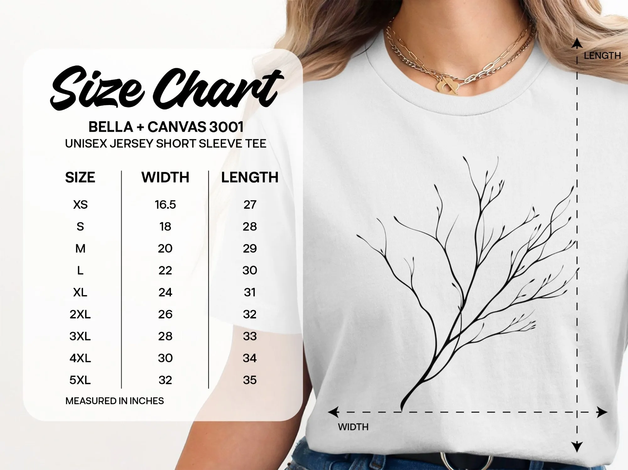 Modern Nature Line Art T-Shirt, Minimalistic Branch Design Tee, Nature Lovers Gift, Simple Modern Art Shirt, Botanical Graphic Tee