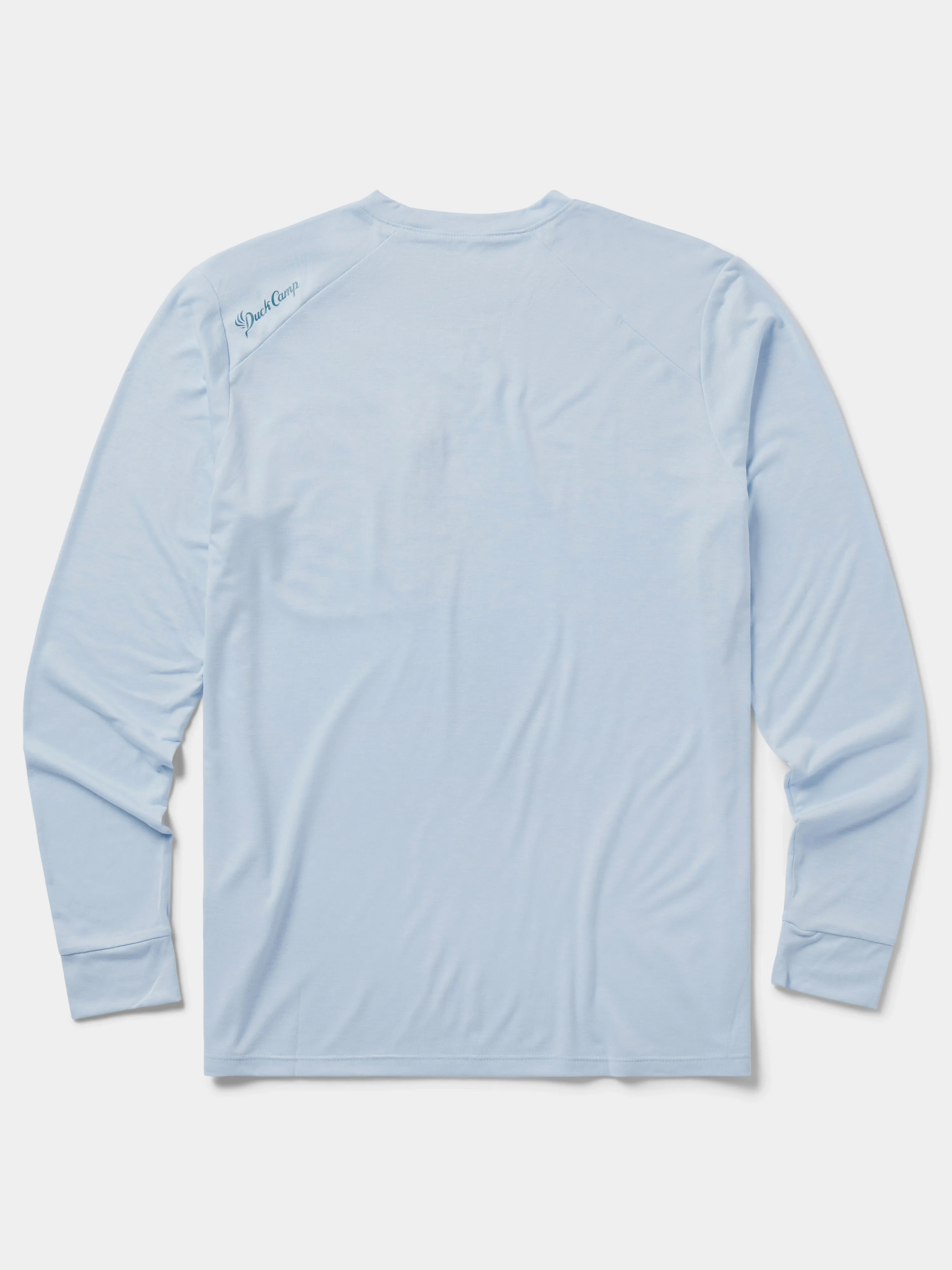 M's Lightweight Bamboo Crew - Clear Skies