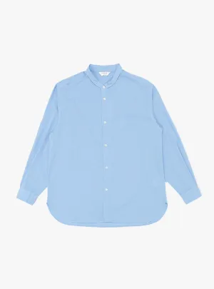 Narrow Collar Shirt Sax Blue