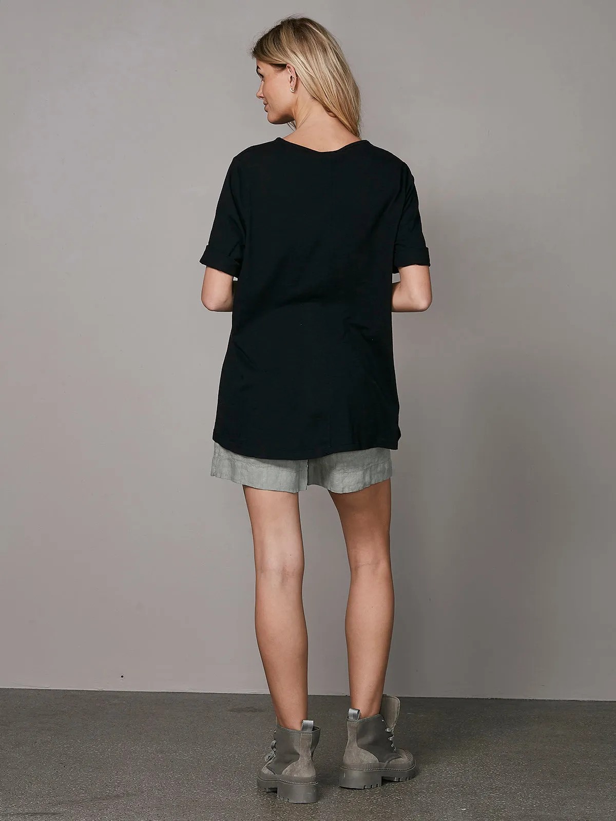 OAKLEE oversize t-shirt - Black