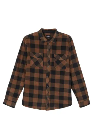 O'Neill Glacier Plaid Superfleece Flannel Shirt