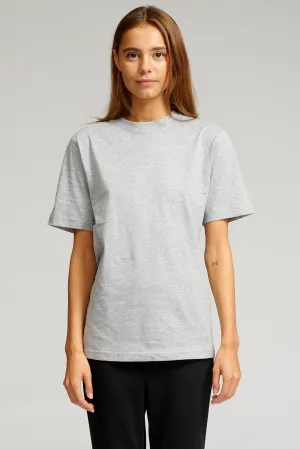 Oversized T-shirt - Grey Melange