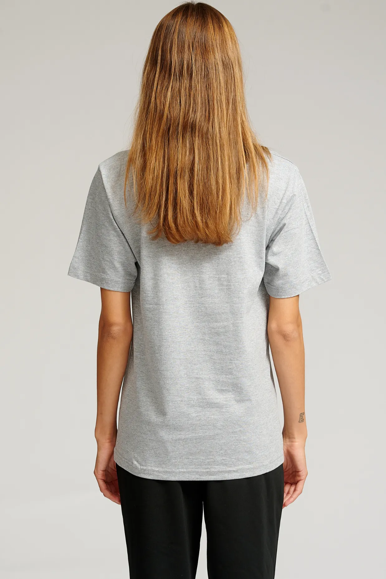 Oversized T-shirt - Grey Melange