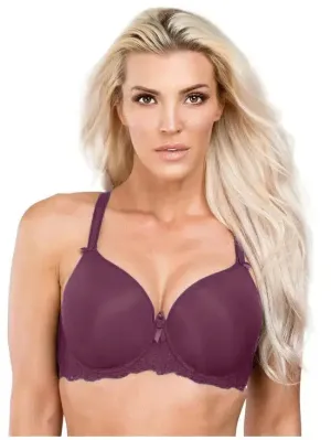 Plum Elise Moulded Bra