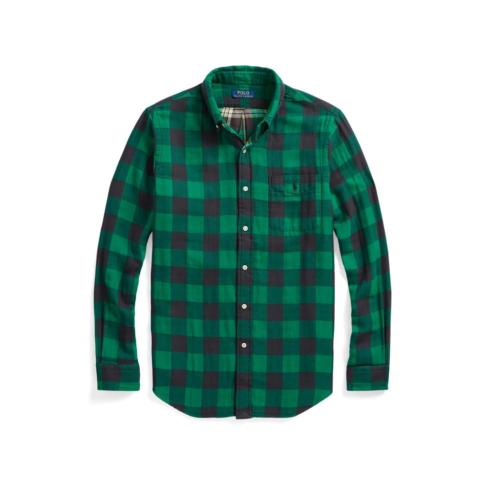 Polo Ralph Lauren - Soft Cotton Twill Shirt - Plaid Check -  Emerald / Black